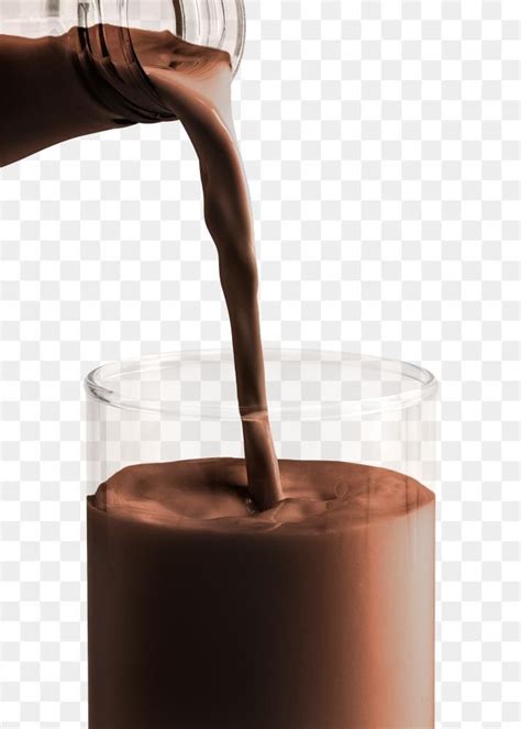 Chocolate Milk Poured Into A Glass Free Image By Jingpixar Chocolate Milk