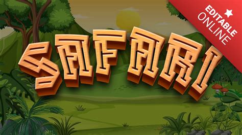 Safari Font | Text Effect Generator