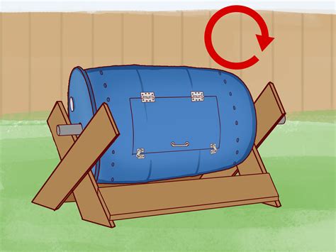 3 Ways to Build a Tumbling Composter - wikiHow | Composta, Planes de invernadero, Cómo construir