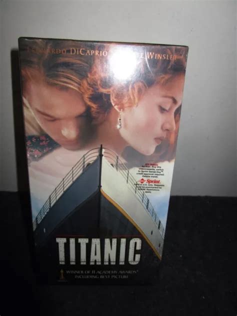 Titanic Leonardo Dicaprio Kate Winslet Vhs Movie New Sealed In Box