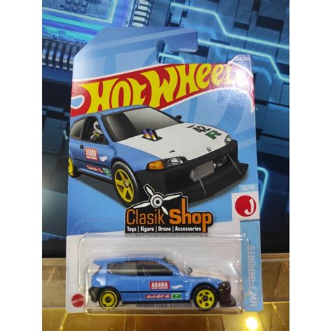 Carrinho De Miniatura HOT WHEELS Modelo Honda Civic Custom 2022 Shopee Brasil