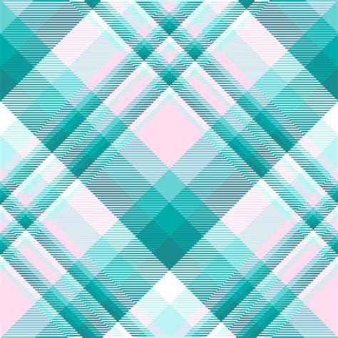 790 Teal Plaid Fabric Stock Illustrations Royalty Free Vector