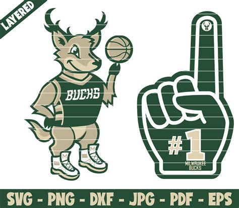 Milwaukee Bucks Svg Nba Logo Svg Bundle Basketball Team Etsy