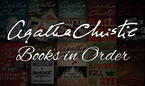 All 70+ Agatha Christie Books in Order | The Ultimate Guide Best Books ...