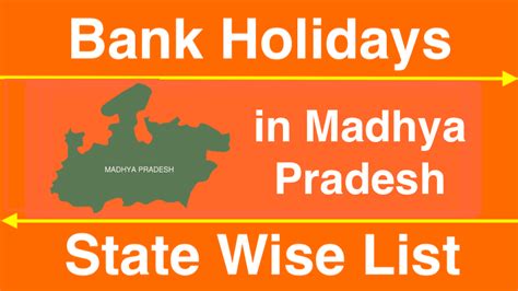 Bank Holidays In Madhya Pradesh 2024 Bank Vacations In MP