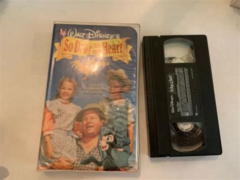 Walt Disneys So Dear To My Heart Vhs Video Tape Burl Ives Ebay