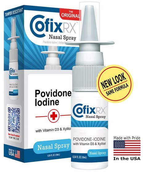 Cofixrx™ Povidone Iodine Nasal Spray Town And Country Compounding