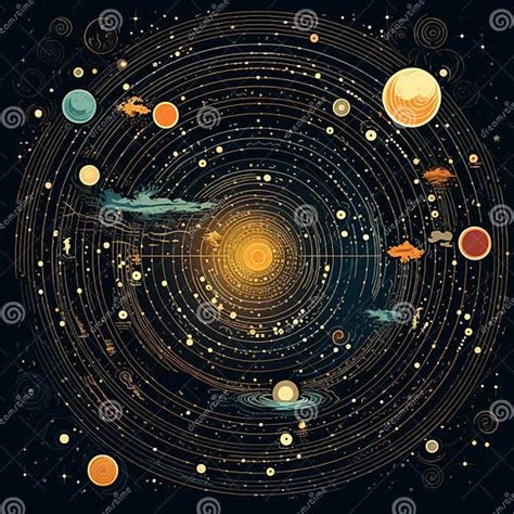 Celestial Constellations: Mapping the Secrets of the Universe Stock ...