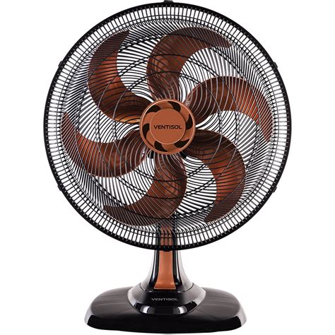 Ventilador Oscilante De Mesa Turbo Cm Bronze V Ventisol