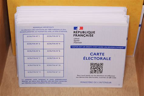 Elections Finalement à quoi sert la carte d électeur Comment l