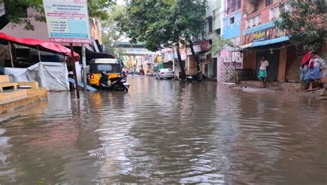 Cyclone Mandous Triggers Heavy Rainfall In Tamil Nadu Chennai Roads