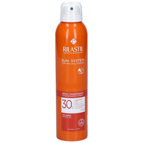RILASTIL® Sun System Transparent Spray Spf 30 - risparmia il 10% con il