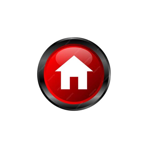 Home button web vector template | Premium Vector