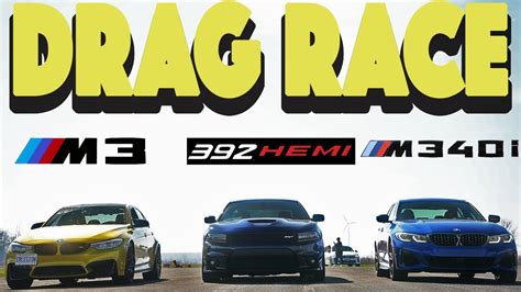 Bmw M I Vs Dodge Charger Srt Vs Bmw F M Competition Drag