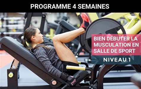 Programme De Musculation Pour Femme En Salle De Sport Débutante