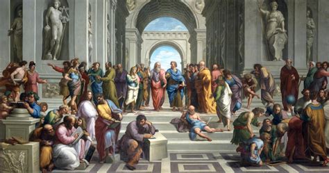 The School Of Athens After Raphael Vintage Artwork By Anton Raphael Period Prints