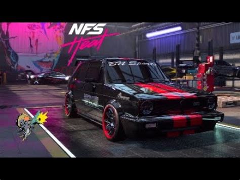 Need For Speed Heat 50 Tuneando El VOLKSWAGEN Golf GTI 1976