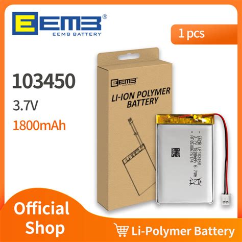 Emb V Battery Mah Lipo Lithium Polymer Rechargeable