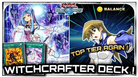 WITCHCRAFTER Deck Top Tier Yu Gi Oh Duel Links YouTube