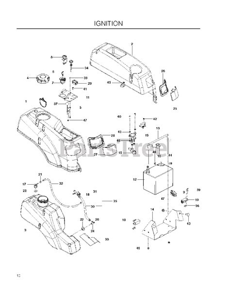 Husqvarna Rz 4623 967009801 Husqvarna 46 Zero Turn Mower 2012 01