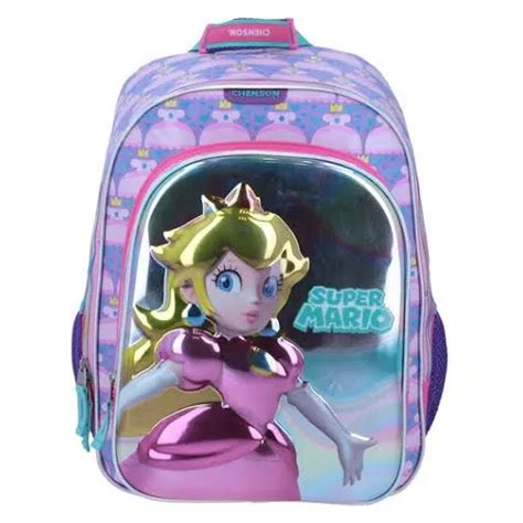 Mochila Grande Princess Peach Mario Bros Original Chenson Envío gratis