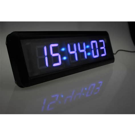 Dhl Free Shipping Beautiful Large Led Digital Wall Clock Modern Design