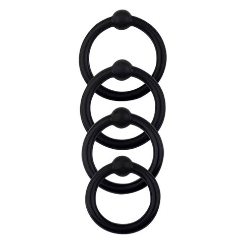 KOMPLET PIERŚCIENI EREKCYJNYCH NA PENISA i JĄDRA DŁUGI I INTENSYWNY SEX Akcesoria erotyczne