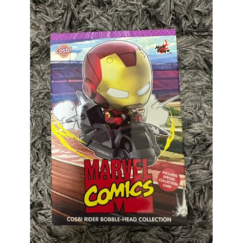 Hot Toys COSBI 漫威 車車系列 盲盒 盒抽 確認款 鋼鐵人 載具 蝦皮購物