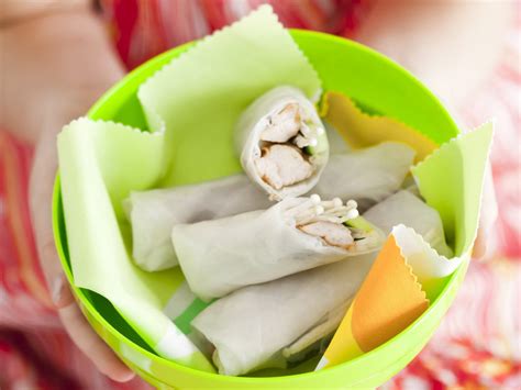 Teriyaki Chicken Rice Paper Rolls Women S Weekly Food