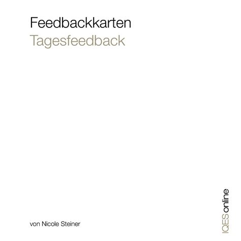 Feedback Karten IQES