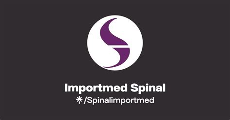 Importmed Spinal Instagram Facebook Linktree