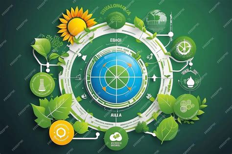 Tecnología Verde Concepto De Tecnología Ambiental Objetivos De Desarrollo Sostenible Ods Foto