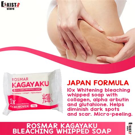 Rosmar Kagayaku Bleaching Whipped Soap Scar Remover Soap 70g 10x