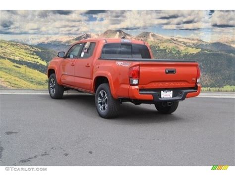 Inferno Orange Toyota Tacoma Trd Sport Double Cab X