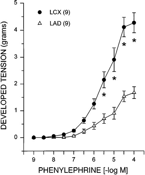 Concentration Dependent Increases In Contractile Tension In Large