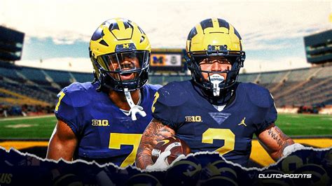 Michigan Footballs Donovan Edwards And Blake Corum Have A Special