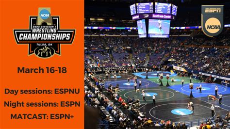 Ncaa Division I Wrestling Championships Return To Espn March 16 18