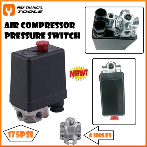 Air Compressor Pressure Switch 4 Holes 175 PSI | Lazada PH