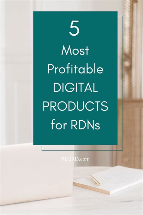 The 5 Most Profitable Digital Products For RDs How To Make Money