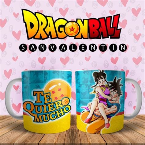 Plantillas Para Sublimar De Dragon Ball Enamorado Con Editables