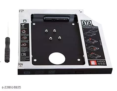 JD Sales 9 5 Mm Universal SATA To SATA 2nd SSD HDD Drive Caddy Tray