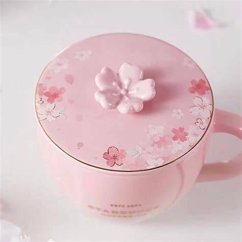 Starbucks China Cherry Blossom 2022 32 Sakura Breeze Ceramic Tea