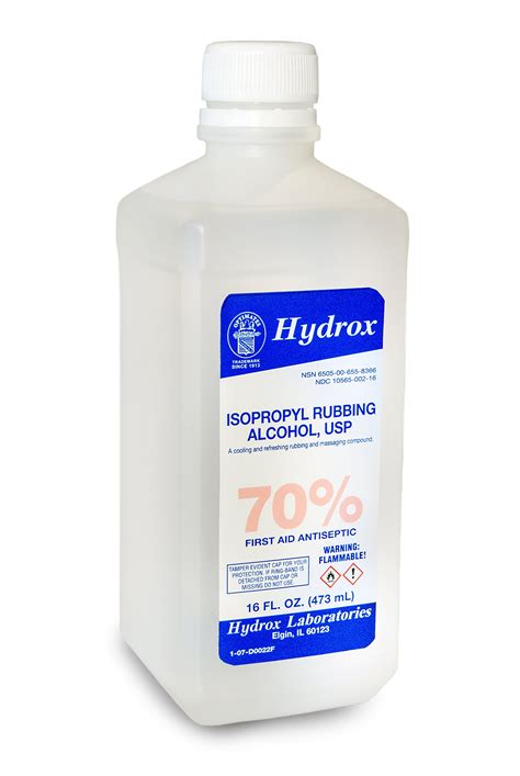 Isopropyl Rubbing Alcohol | 70% Rubbing Alcohol | First Aid Antiseptic