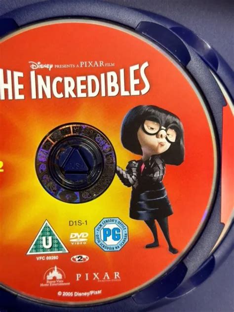 THE INCREDIBLES BLU RAY 2004 Disney Pixar Animated Movie Classic 2