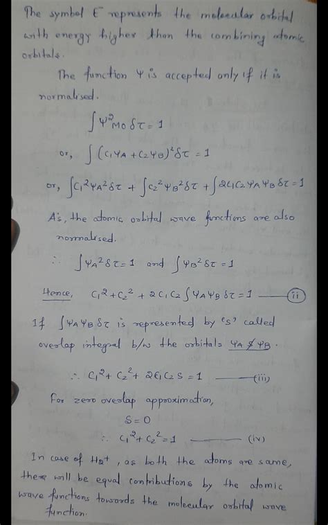 Molecular orbital theory concept