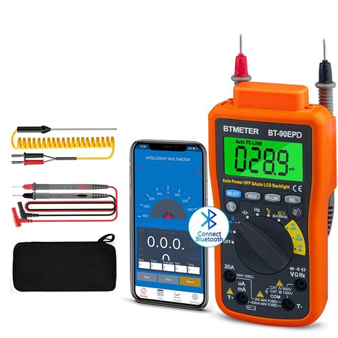 Multimeter Bt Epd Auto Range Avometer Dmm Counts With Mobile