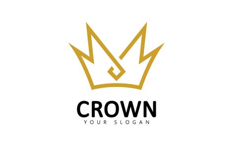 Crown Logo Royal King Queen vector de diseño de logotipo abstracto