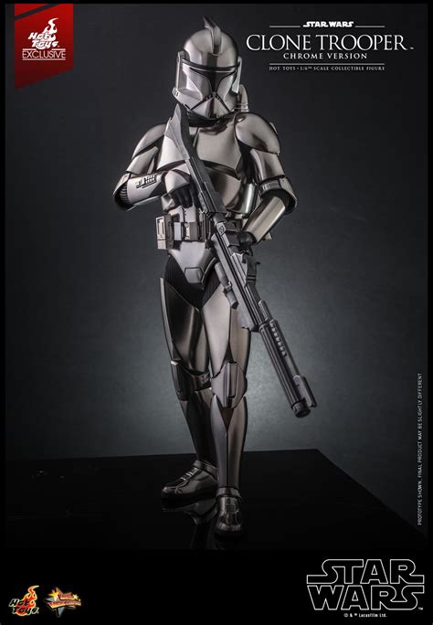 Hot Toys MMS Star Wars Clone Trooper Chrome Version Hot Toys Complete Checklist
