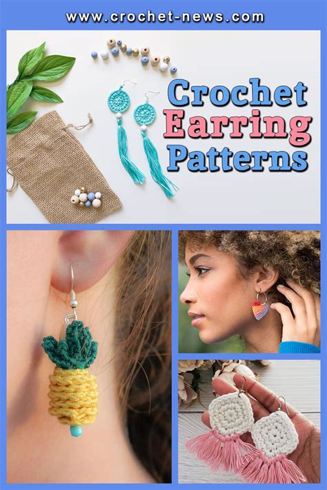 35 Crochet Earrings Patterns Crochet News