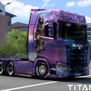 Scania Titanfall 2 Femme Peau 1 47 ETS2 ETS2 Mod ATS Mod